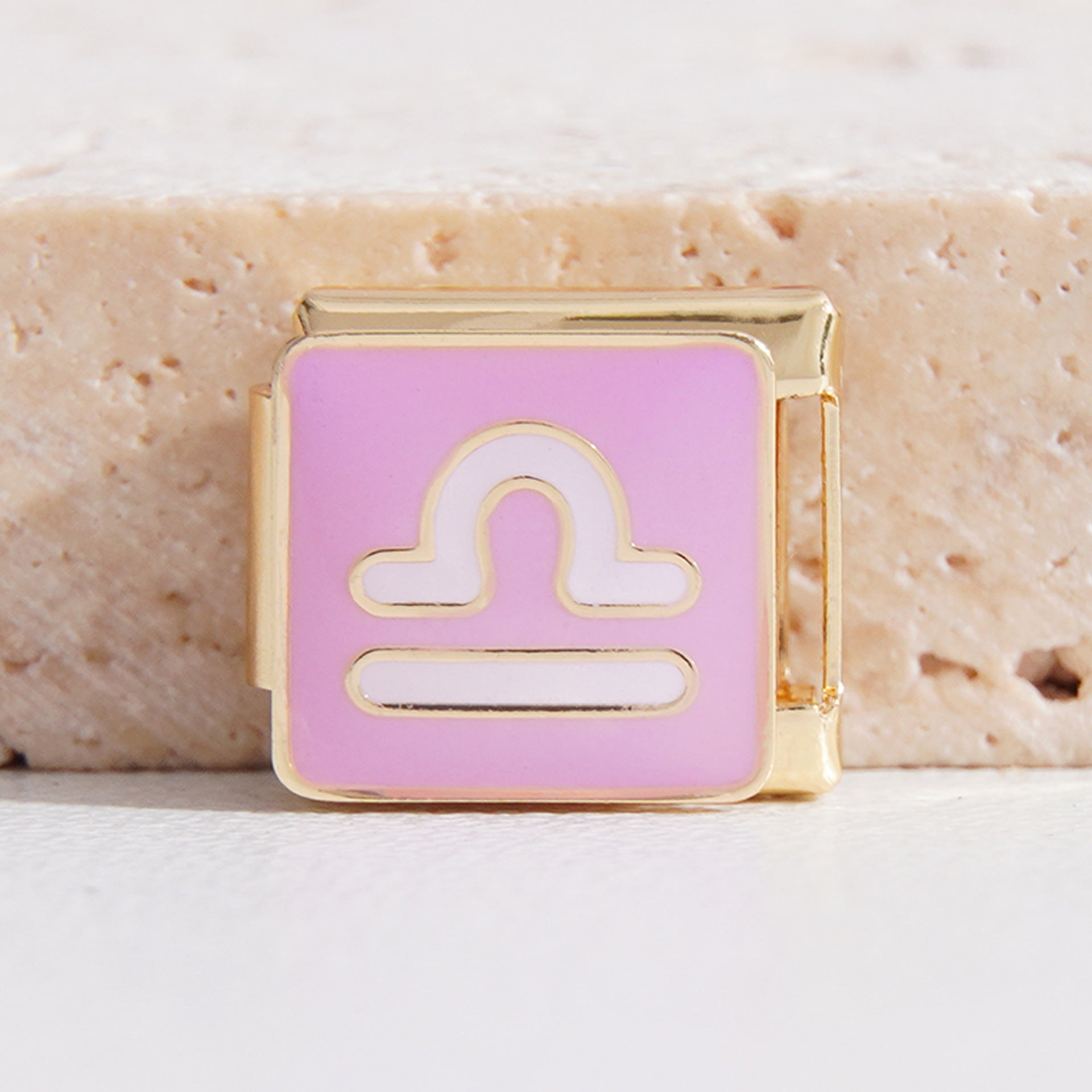 Wholesale Italian Charm Bracelet 9mm DIY Splicing Zodiac Series Stainless Steel Composable Bracelet