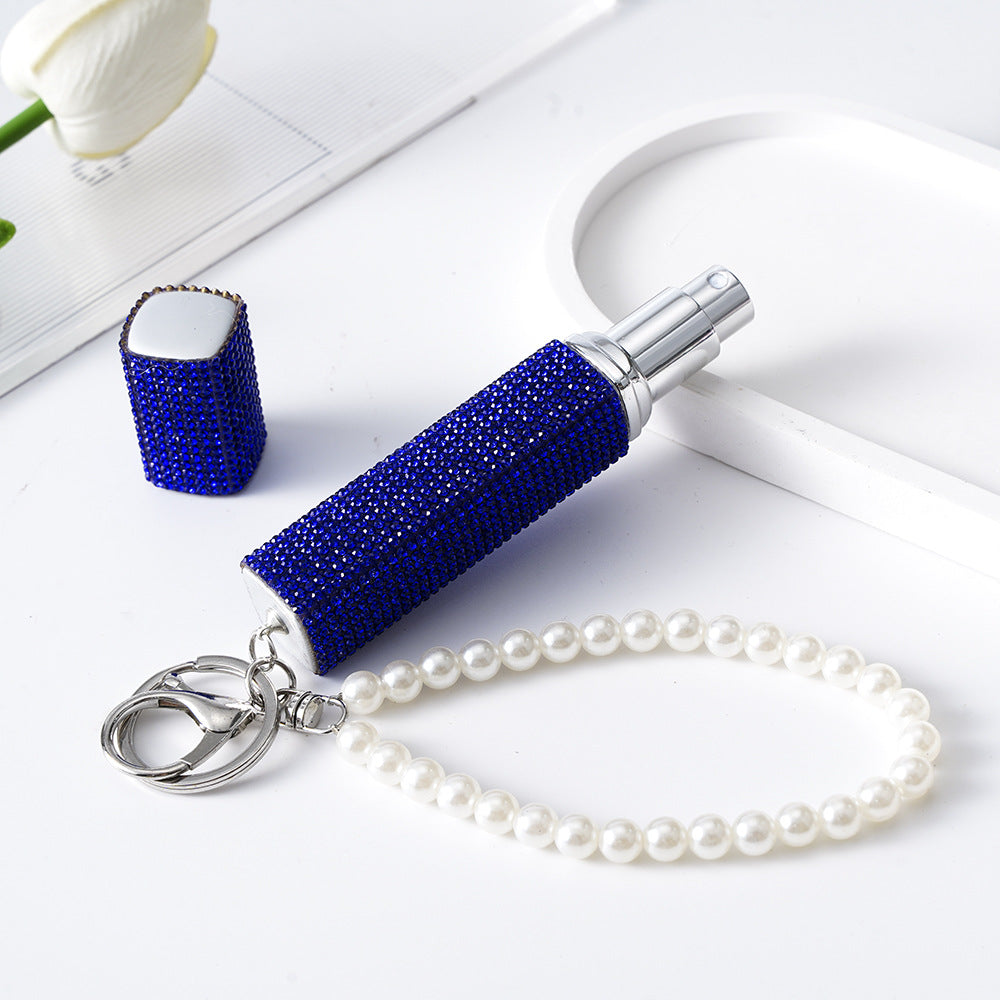 Wholesale Rhinestone 10ML Portable Perfume Bottle Keychain Keychains Accessories ACC-KC-ZhiYa012