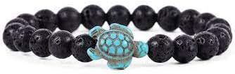 Wholesale Tracking Bracelet Support Sea Turtle Protection Elastic Turquoise Bracelet ACC-BT-ZhongH026