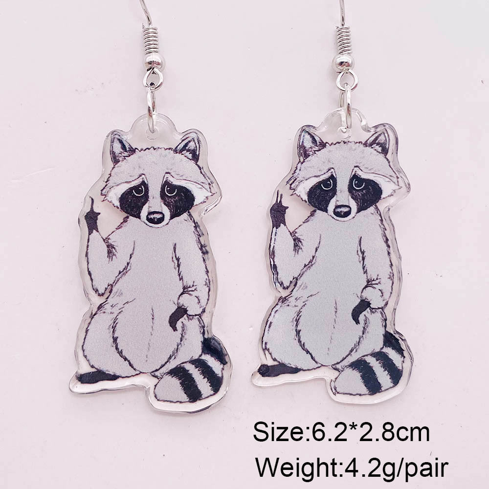 Wholesale  Cartoon Cat Horror Pumpkin Ghost Acrylic Earrings