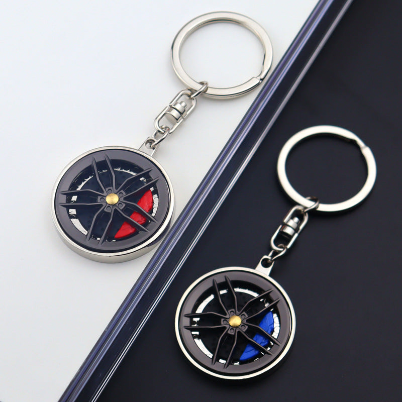 Wholesale Metal Swivel Brake Disc Caliper Keychain