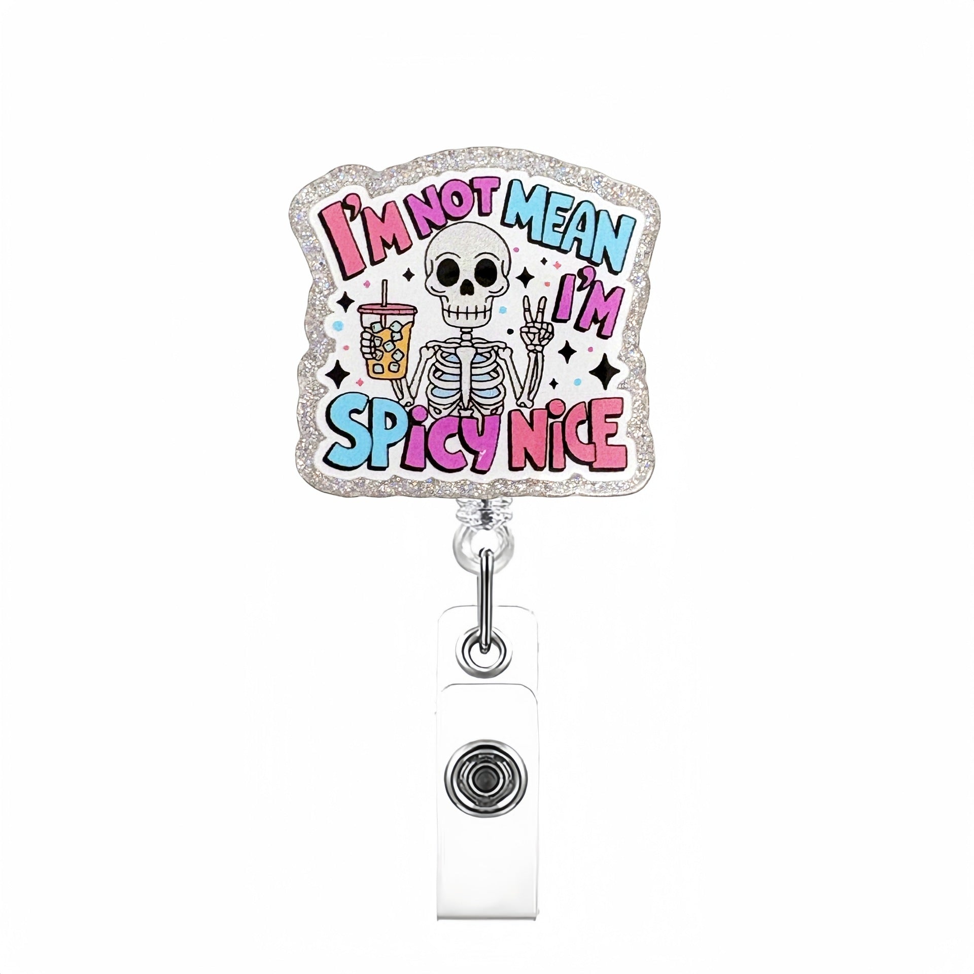 Wholesale  Ghost Badge Reels Keychains