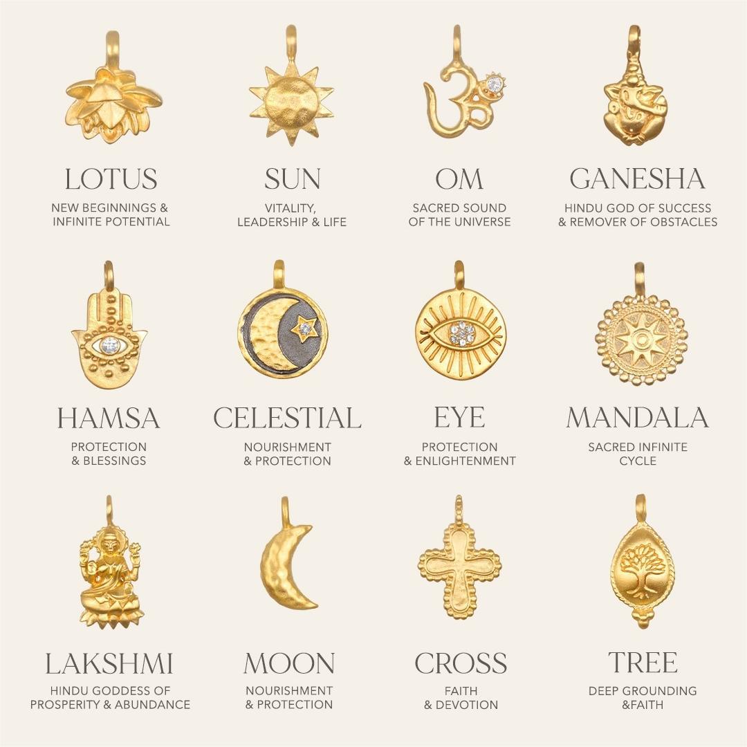 Wholesale Sun Demon Eye Moon Twelve Birthday Stone Necklace