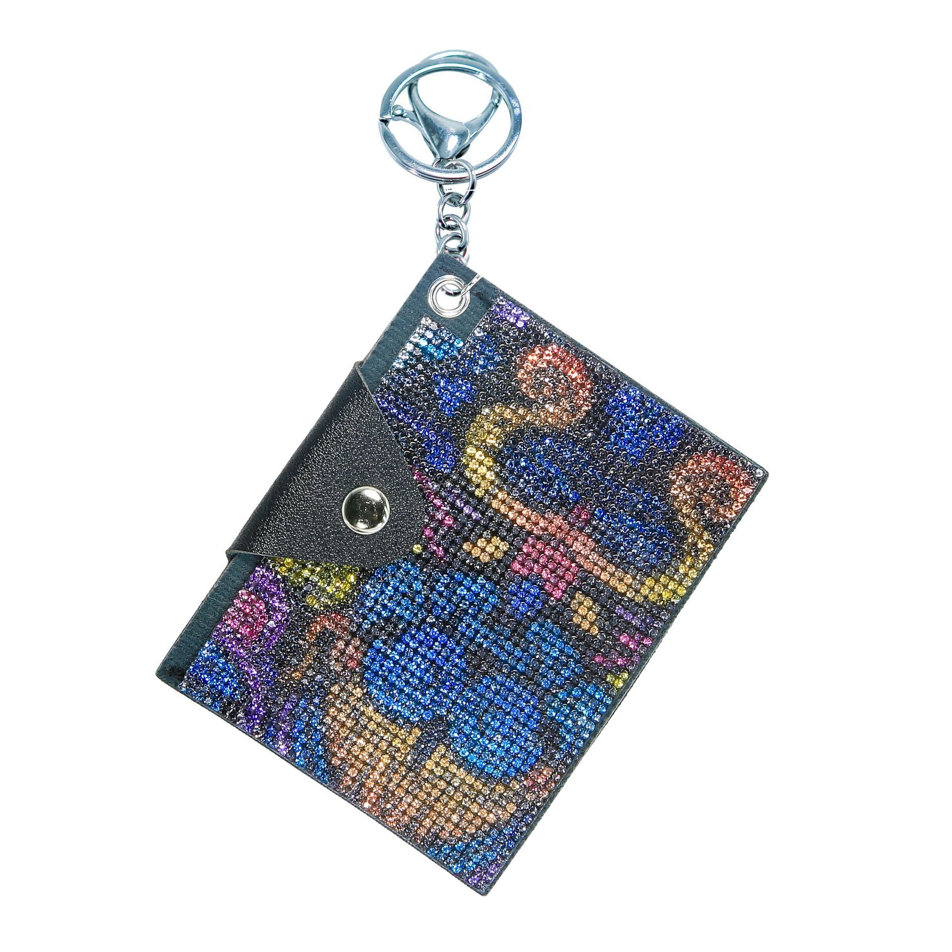 Wholesale  Card Holder Keychain Diamond Wallet