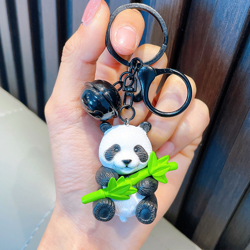 Wholesale Bamboo Panda Resin Keychains ACC-KC-WoAn011