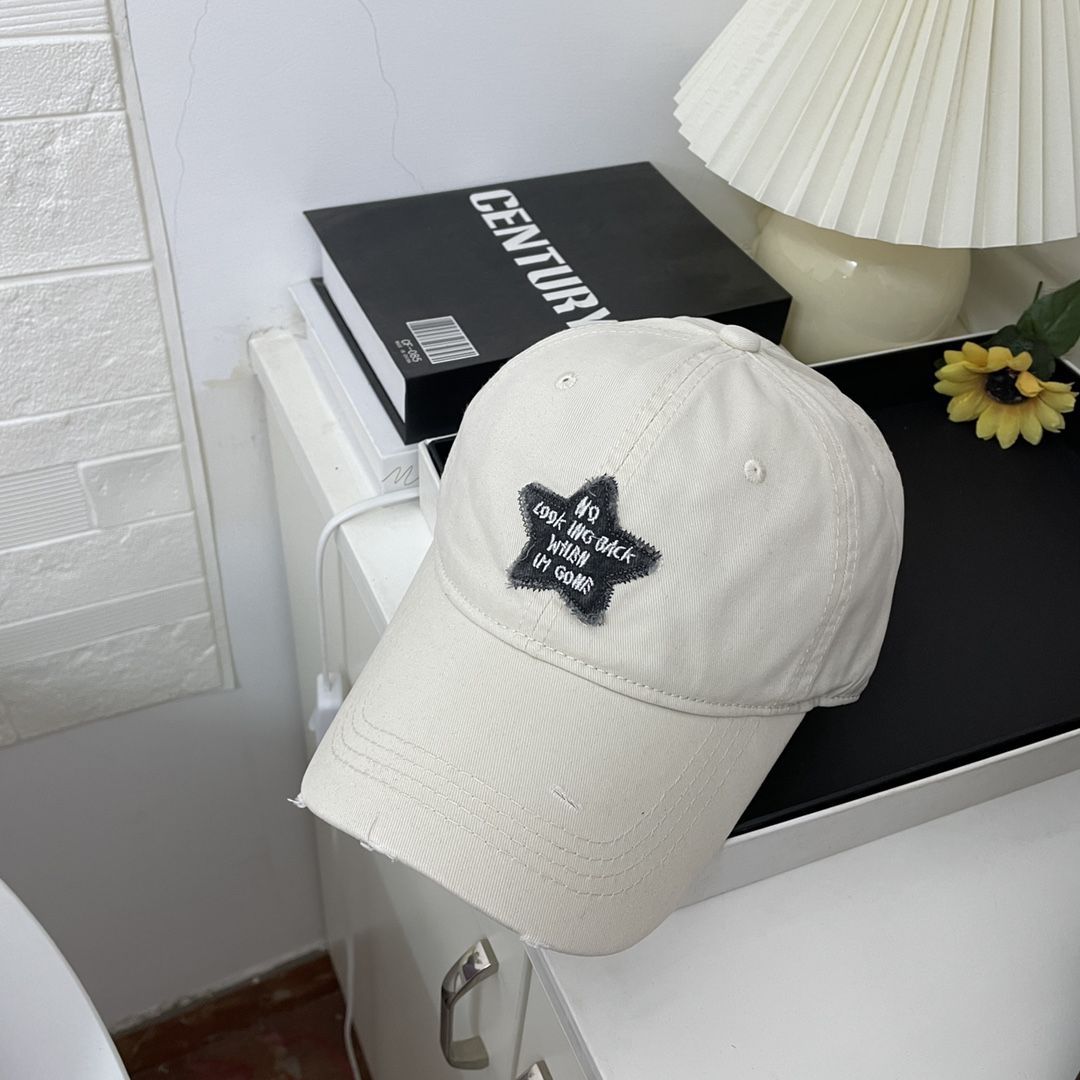 Wholesale  Retro five-pointed star baseball cap