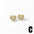 Wholesale  love heart shaped  copper plated 18k gold earrings