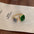 Wholesale Unique Emerald Green Sensibility Ring