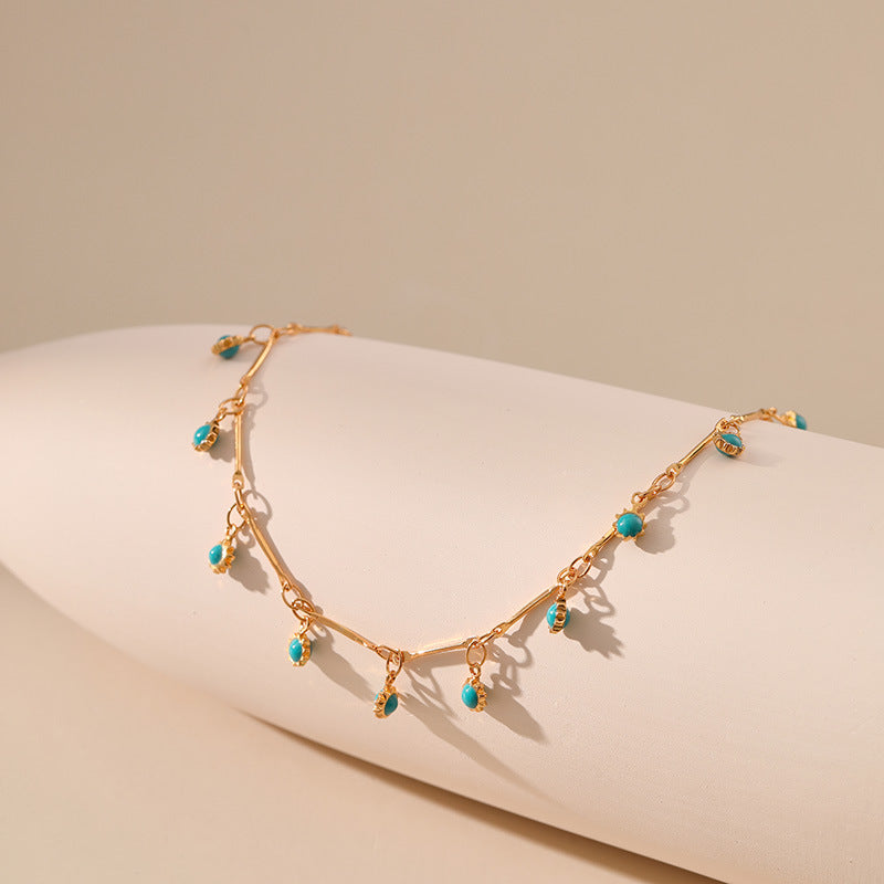 Wholesale  leisure style bohemian niche personality anklet