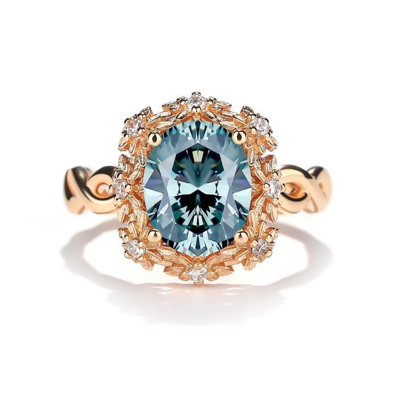 Wholesale Korean Style Retro Champagne Gold Plated Ring - Jewelry Accessory for Everyday Wear and Gift