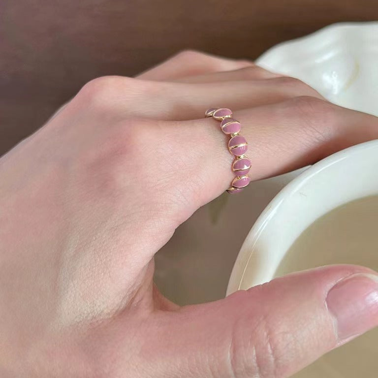 Wholesale  pink cute monster ring