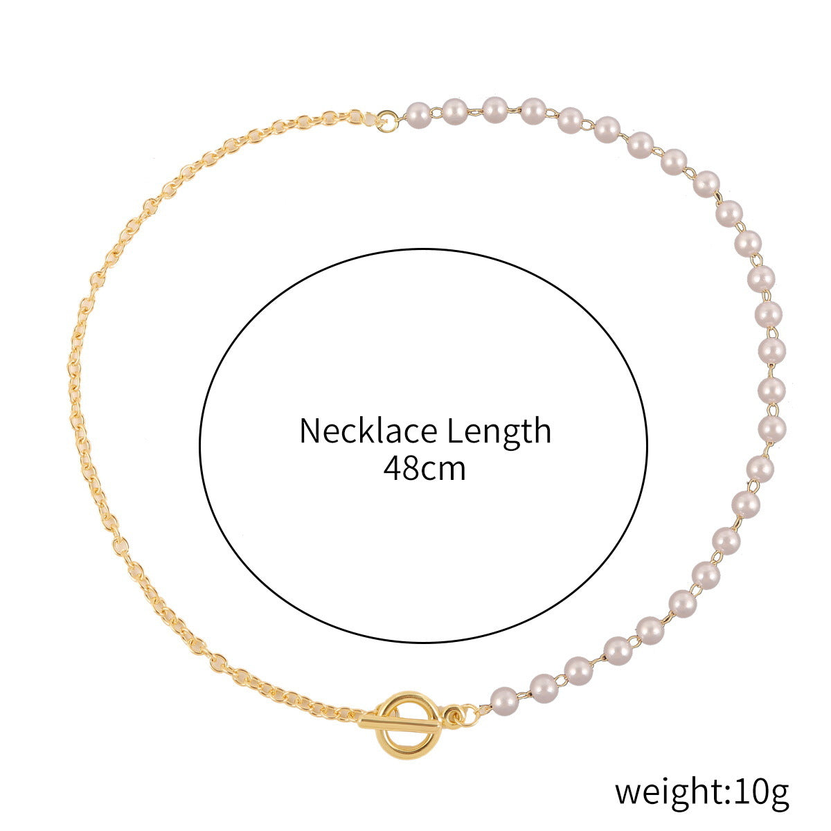 Wholesale soft pottery stone does not fade copper beads pearl pendant necklace