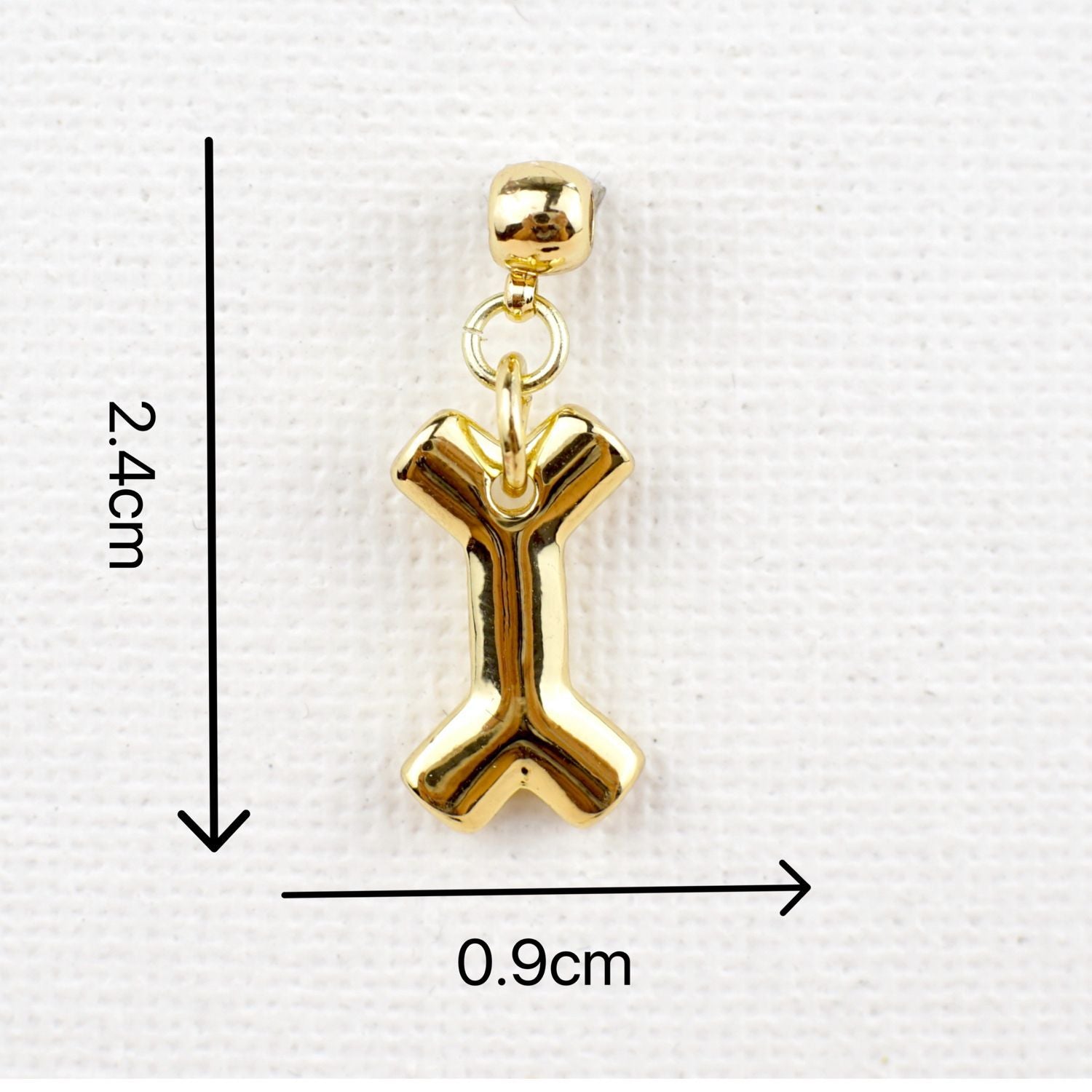 Wholesale  DIY mini dog bone bow pendant pull chain necklace bracelet personality single pendant