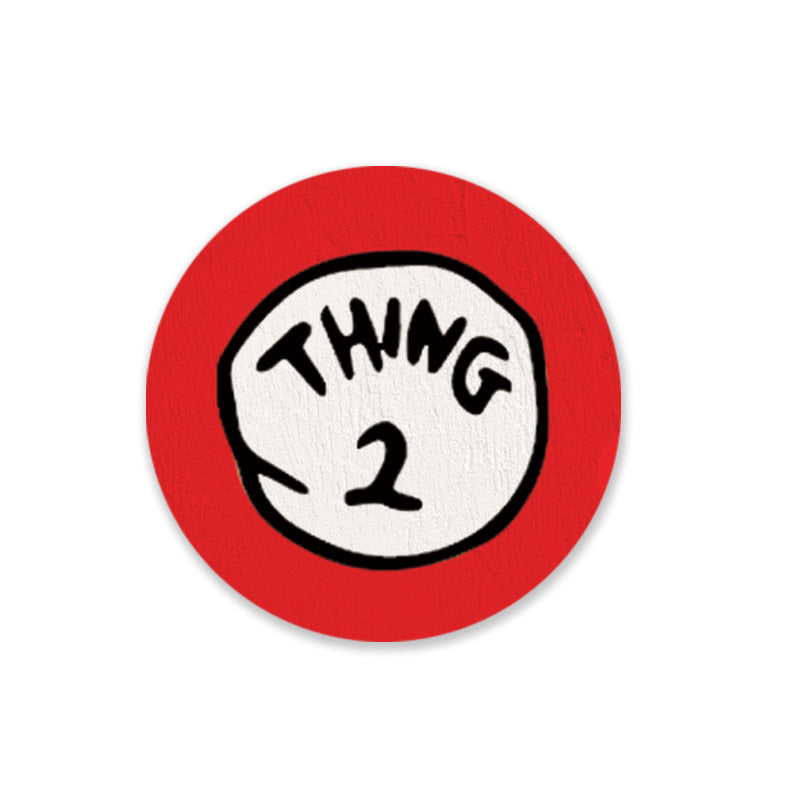 Wholesale Summer vacation children's teacher reading fun name brooch