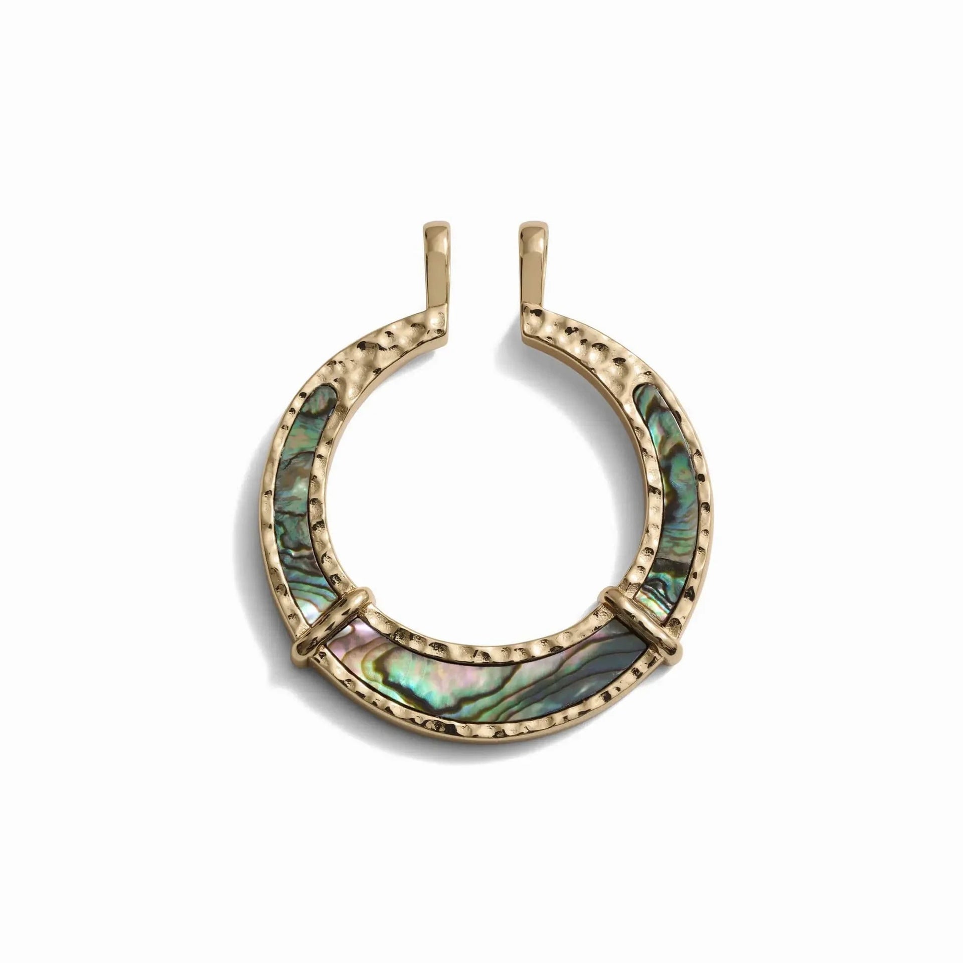 Wholesale Horseshoe Snake Diamond Bird Feather Disc Pendant