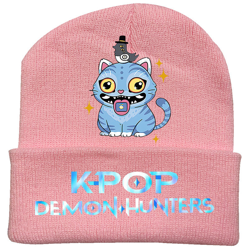 Wholesale kpop anime cartoon knitted hat Beanie