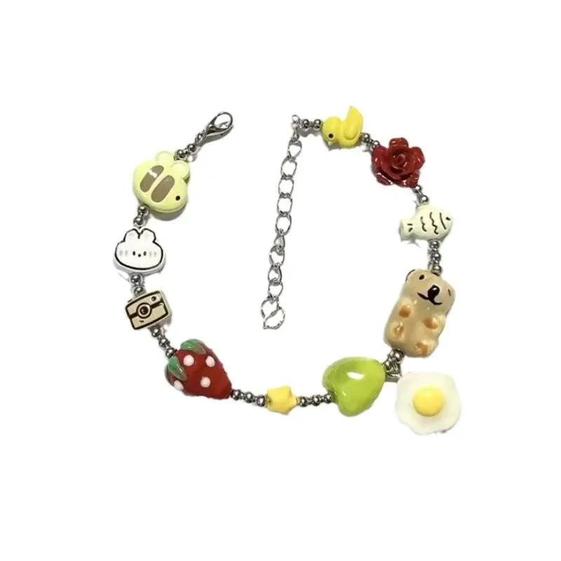 Wholesale  Rainbow Fresh Beaded Bracelet