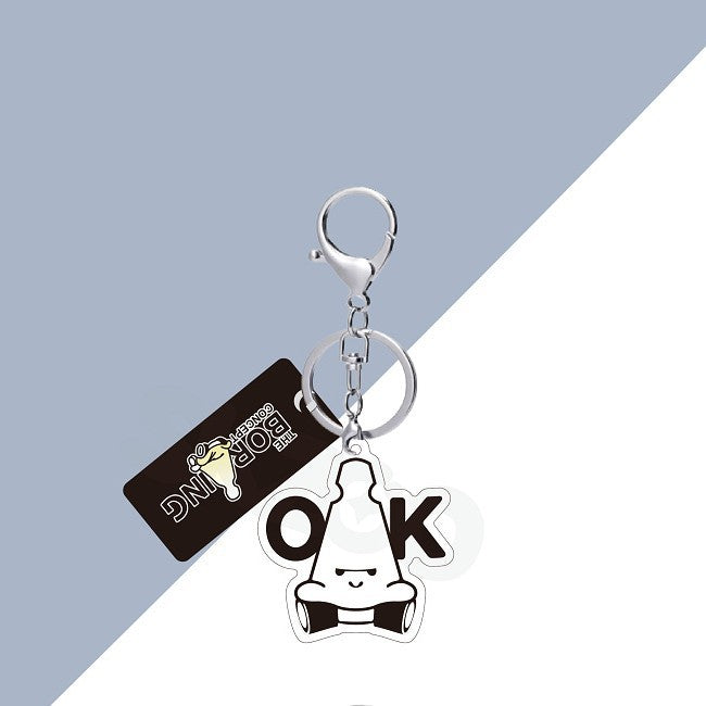Wholesale Cute cartoon alloy keychain