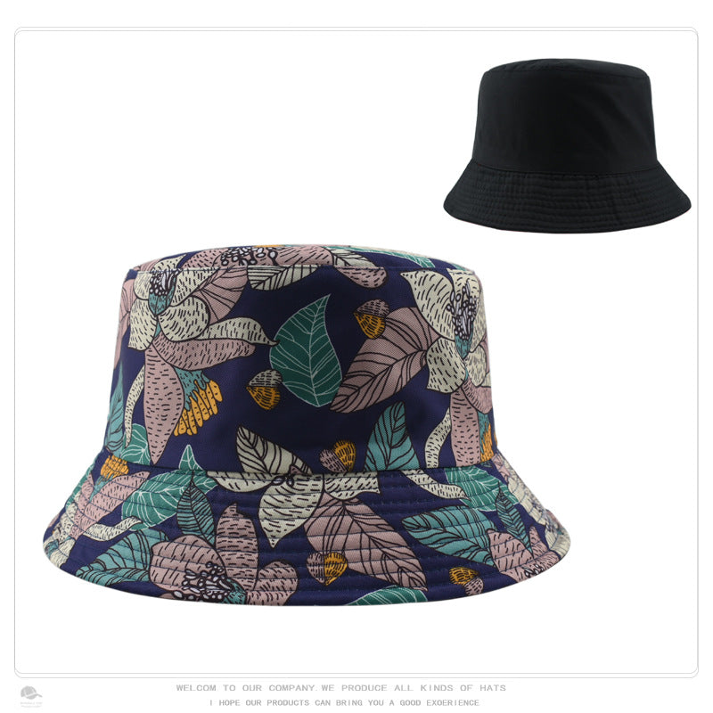 Wholesale Retro Pattern Printed Bucket Hat Double Sided Basin Hat ACC-HT-DaQi001
