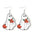 Wholesale Halloween Witch Hat Ghost Pumpkin Bat Flower Axe Book Earrings