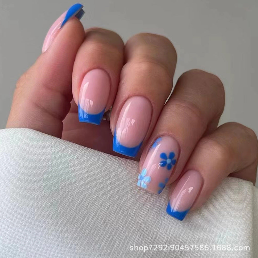 Wholesale 24 Pieces/box Press-on Nails Kits Nail Stickers ACC-NS-XingNai005