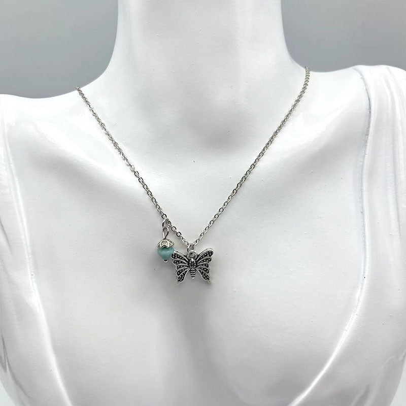 Wholesale Vintage Pendant Necklace Butterfly Pendant Necklace ACC-NE-Yima002