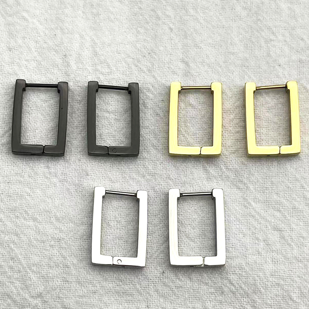 Wholesale Stainless Steel Earrings Special Shaped Geometric Earrings Polygonal Earrings ACC-ES-FaDiniya002