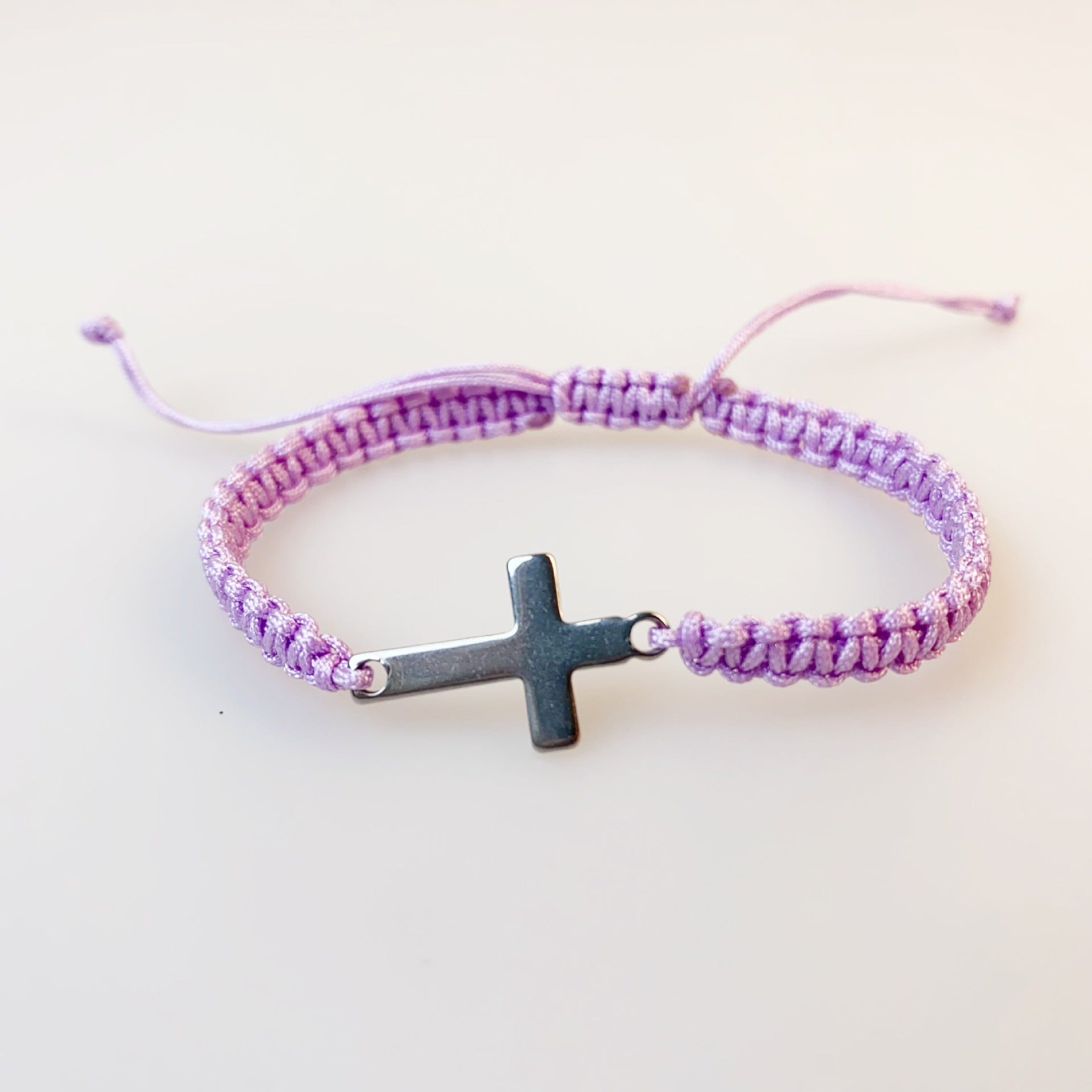 Wholesale  Stainless Steel Cross Hand-woven Bracelet