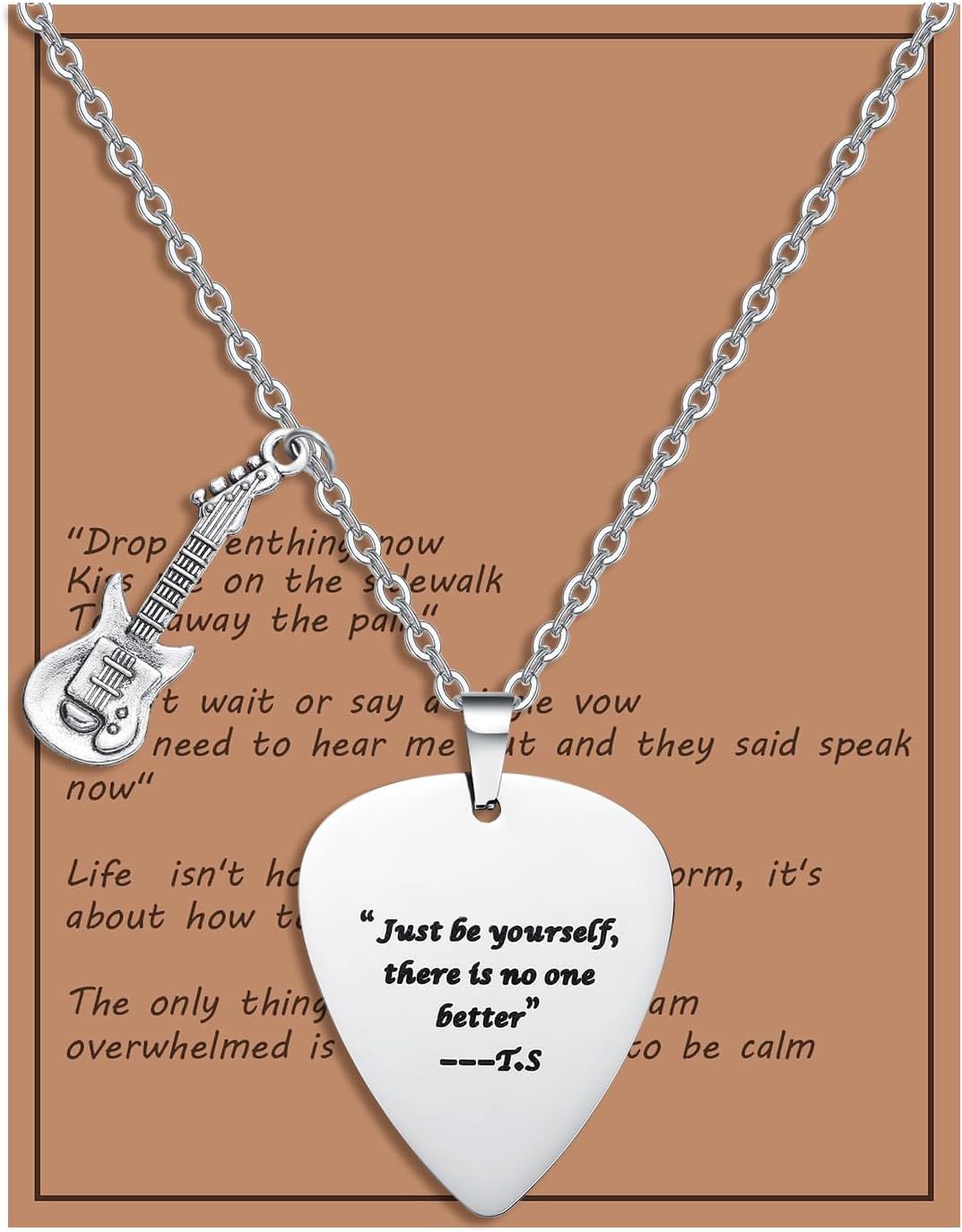 Wholesale Alloy Guitar  Necklace
