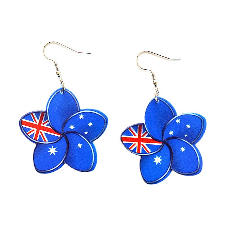 Wholesale Forest Flower Earrings Creative Acrylic Earrings ACC-ES-XN017