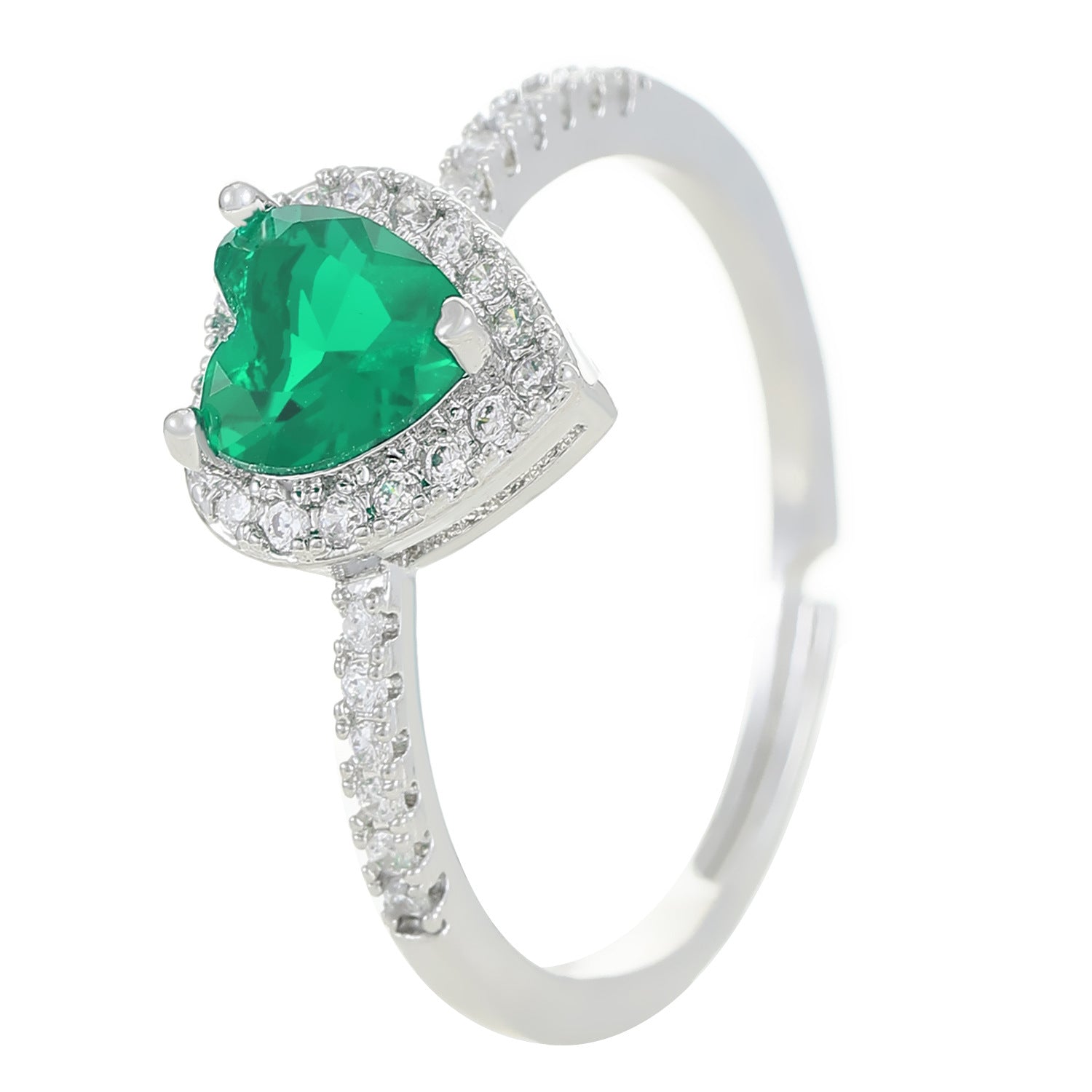 Wholesale color love zircon diamond ring