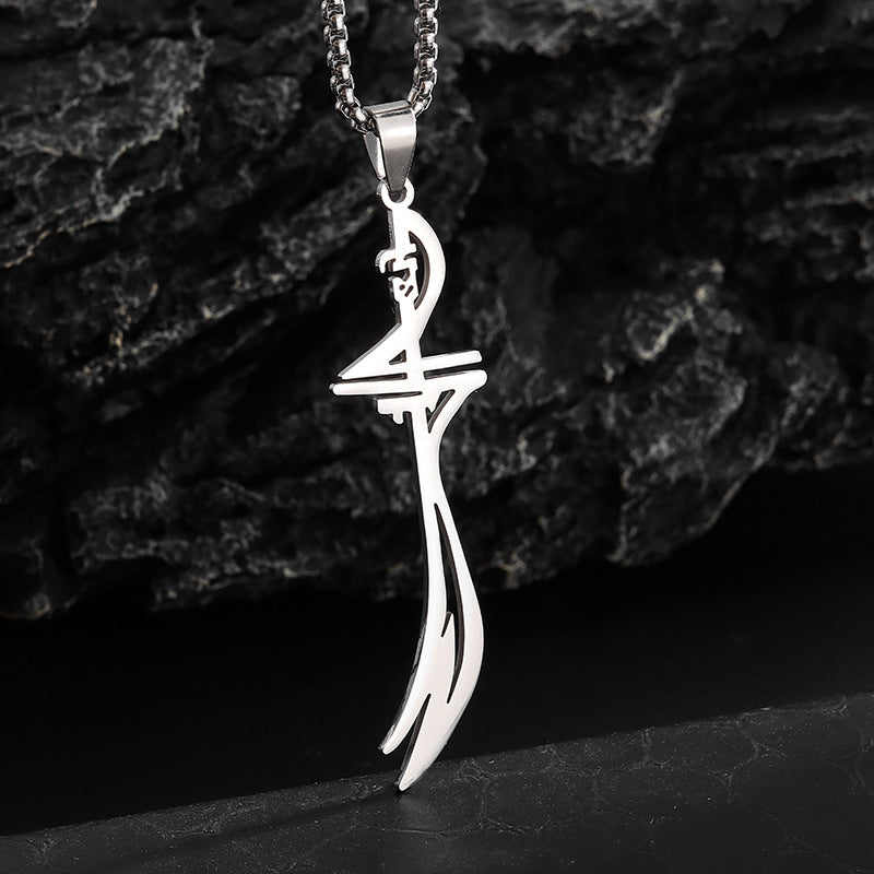 Wholesale Arabian Sword Stainless Steel  Necklace