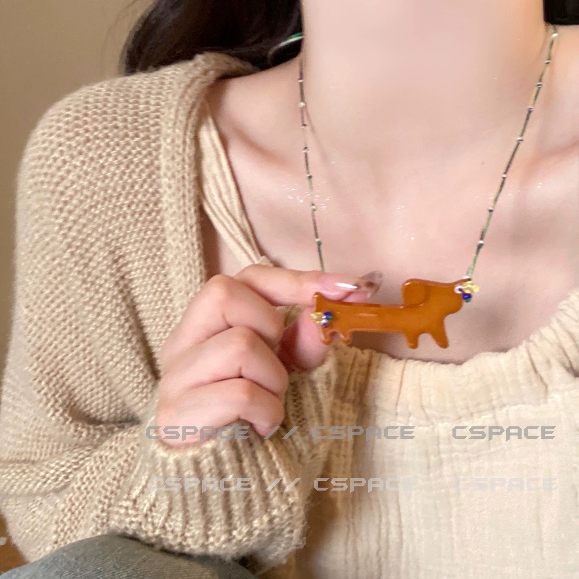 Wholesale Weenie Puppy Necklace Animal Pendant Necklace