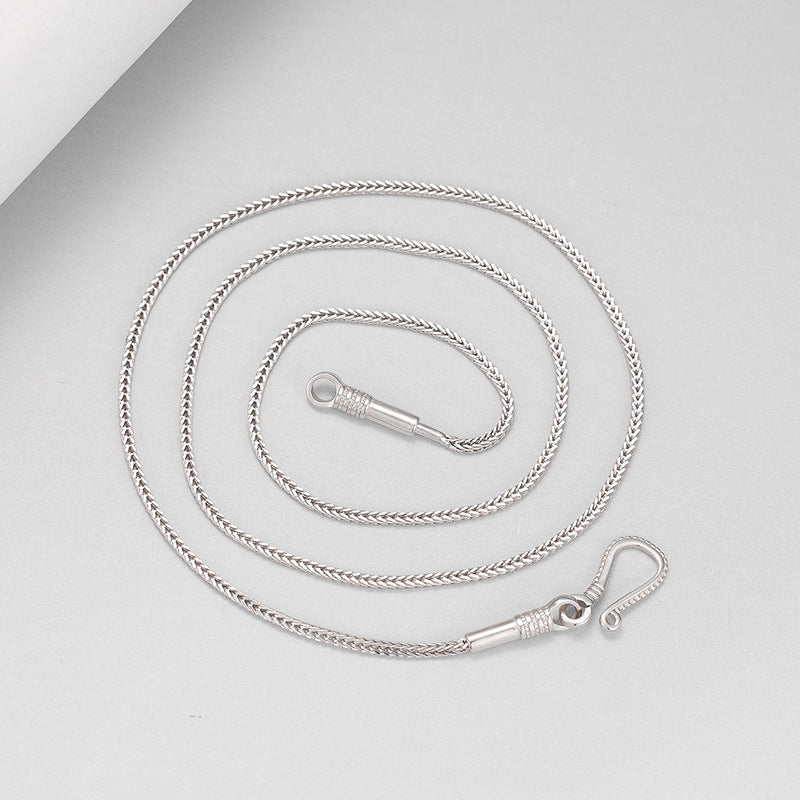 Wholesale  Dragon Bone Spiral Buckle Clavicle Chain Necklaces