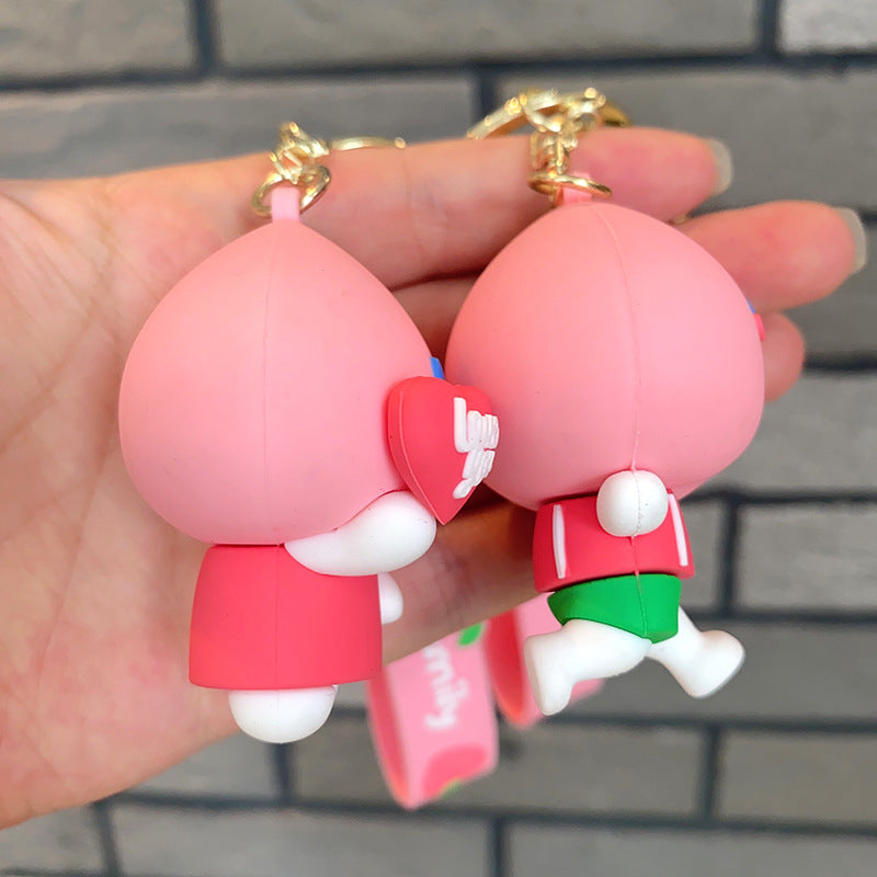 Wholesale Cartoon Cute Silicone Keychain ACC-KC-Lanb002