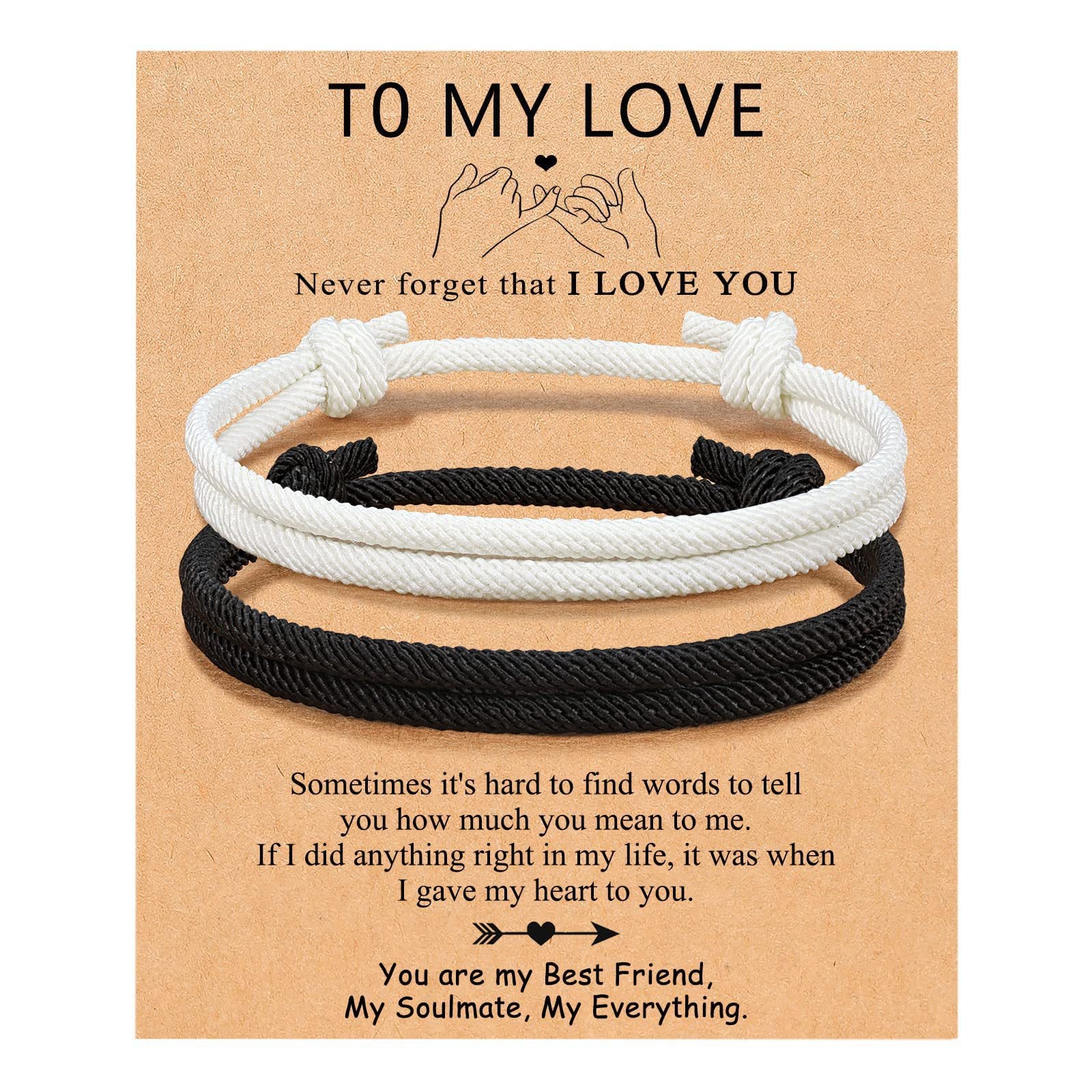 Wholesale Friendship Bracelet Girlfriend Gift Red Black Milanese Rope Bracelet ACC-BT-FenRui002