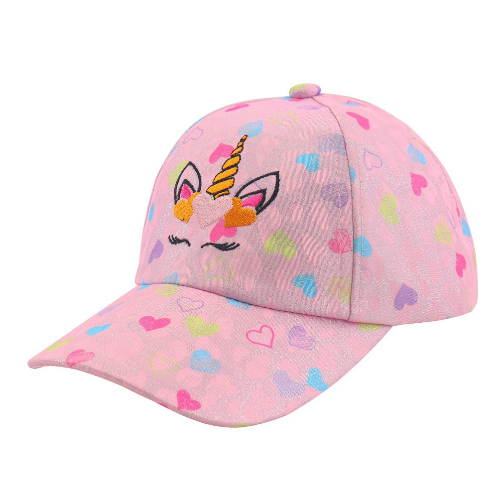 Wholesale Children's Hat Girls Cartoon Baseball Cap Peaked Cap Kids Hat ACC-KH-TuYu002