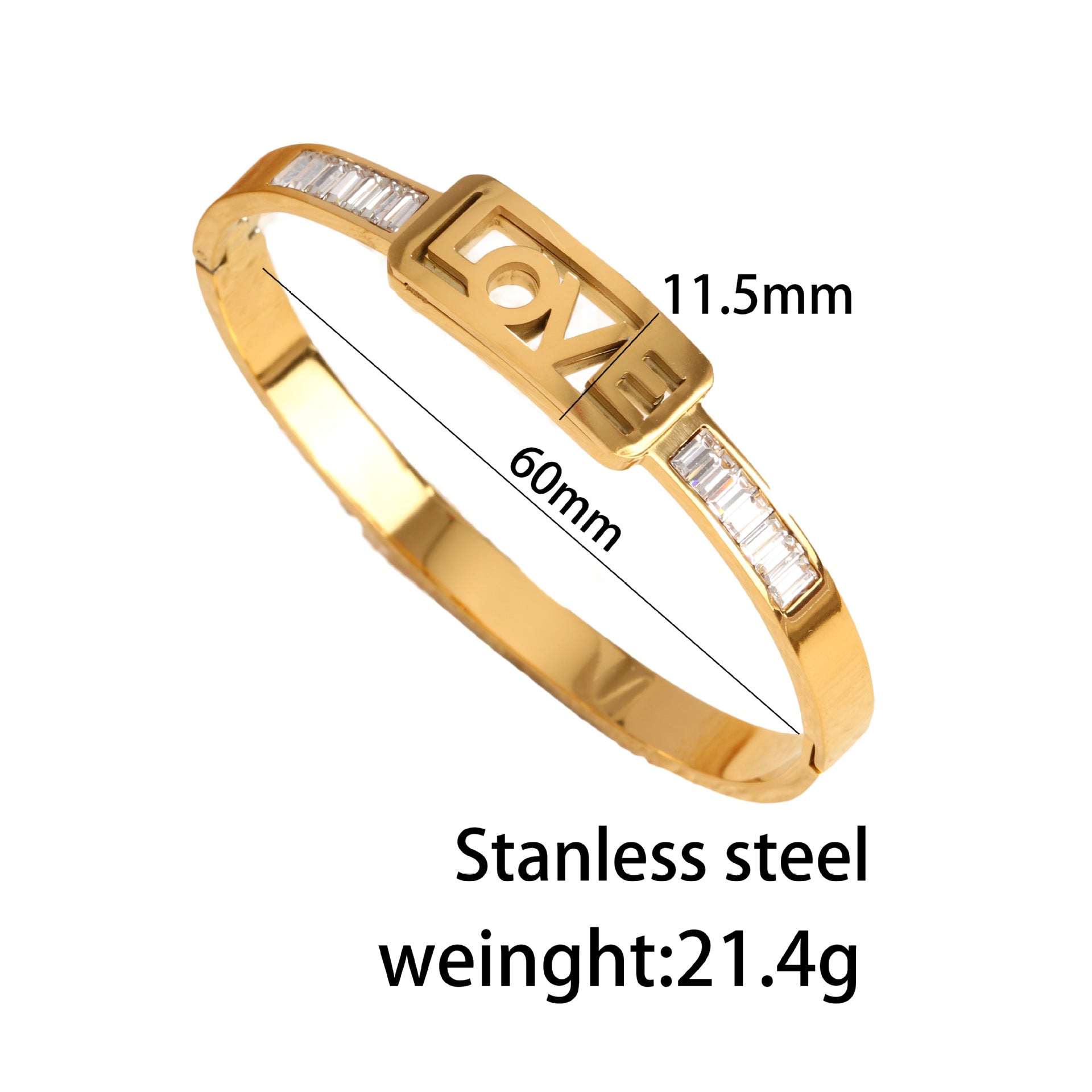 Wholesale Stainless Steel Bracelets for Women Niche Hollow Titanium Steel Jewelry for Men