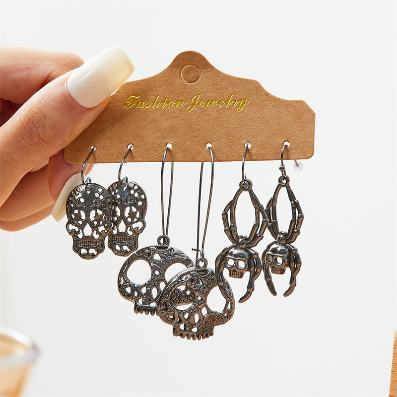 Wholesale Bohemian ethnic style  earrings  all-match long tassel retro combination earrings