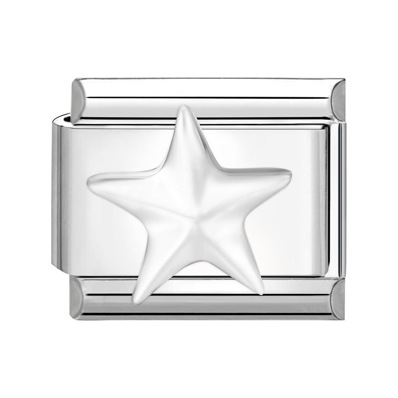 Wholesale 9mm Italian Charm Starter Bracelets DIY Butterfly Heart Stainless Steel Composable Bracelet