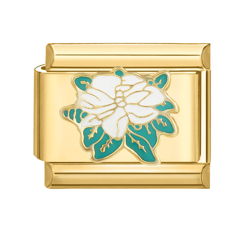 Wholesale Italian Charm Bracelet 9mm DIY Splicing Removable  Stainless Steel Composable Bracelet