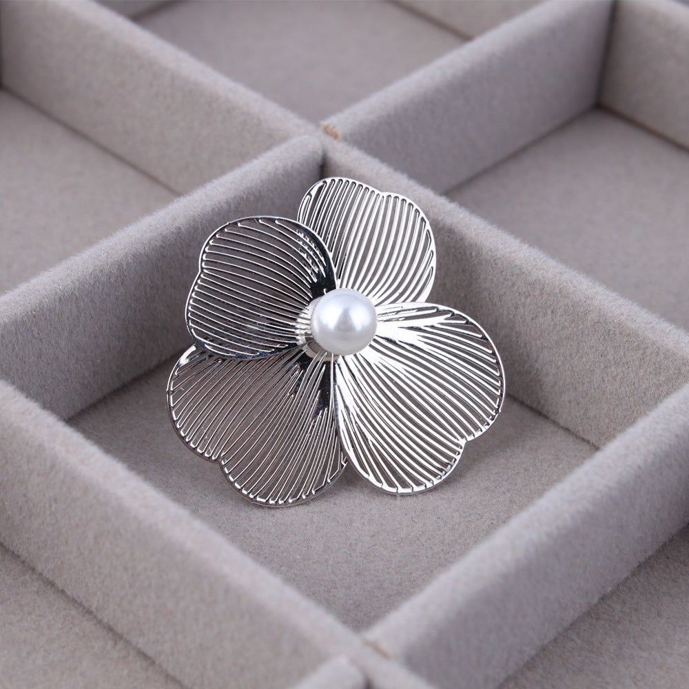 Wholesale Long Petal Tassel Exaggerated Earrings Statemente Earrings ACC-ES-Qunq001