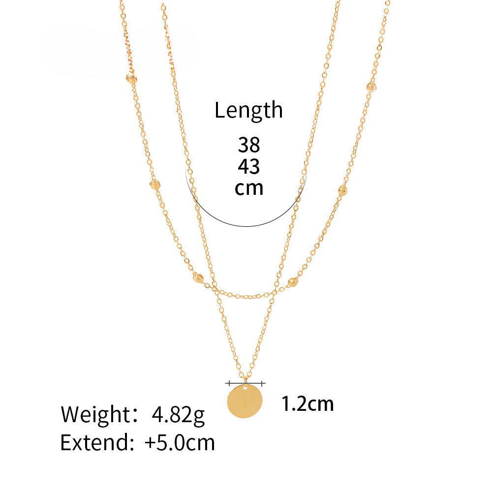 Wholesale Titanium Steel Necklace High-grade Gold Plated Necklace ACC-NE-ZhenYou001