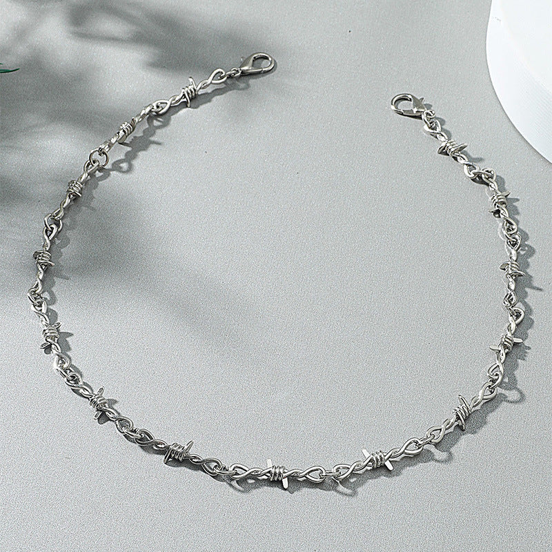 Wholesale Alloy Prickly Thorn Necklace
