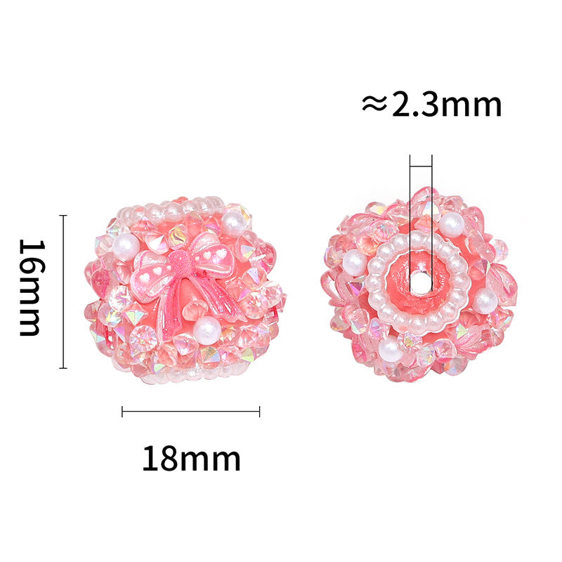 Wholesale 10pcs Crystal Beads with Straight Holes