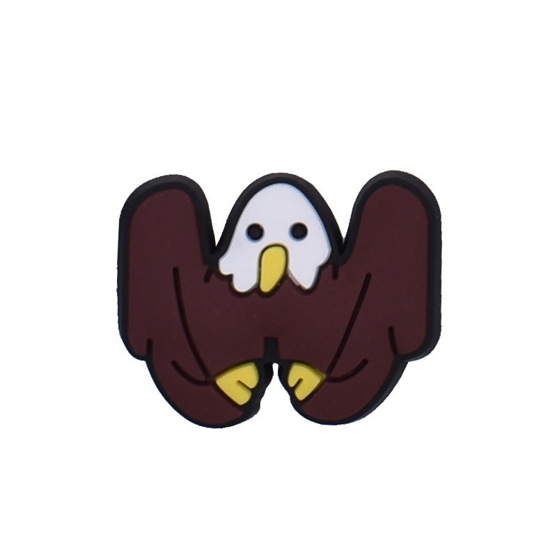 Wholesale Random 100pcs Animal Alphabet Series Shoes Accessories Shoes Charms