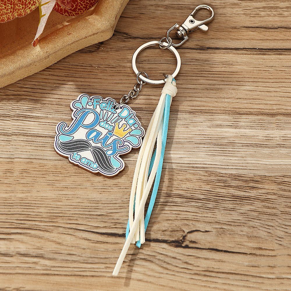 Wholesale modern simple personality key accessories keychains