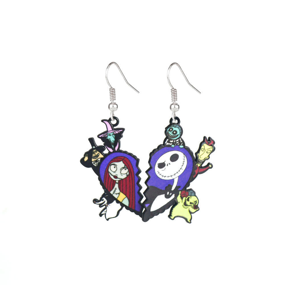 Wholesale Horror Halloween Keychain Necklace