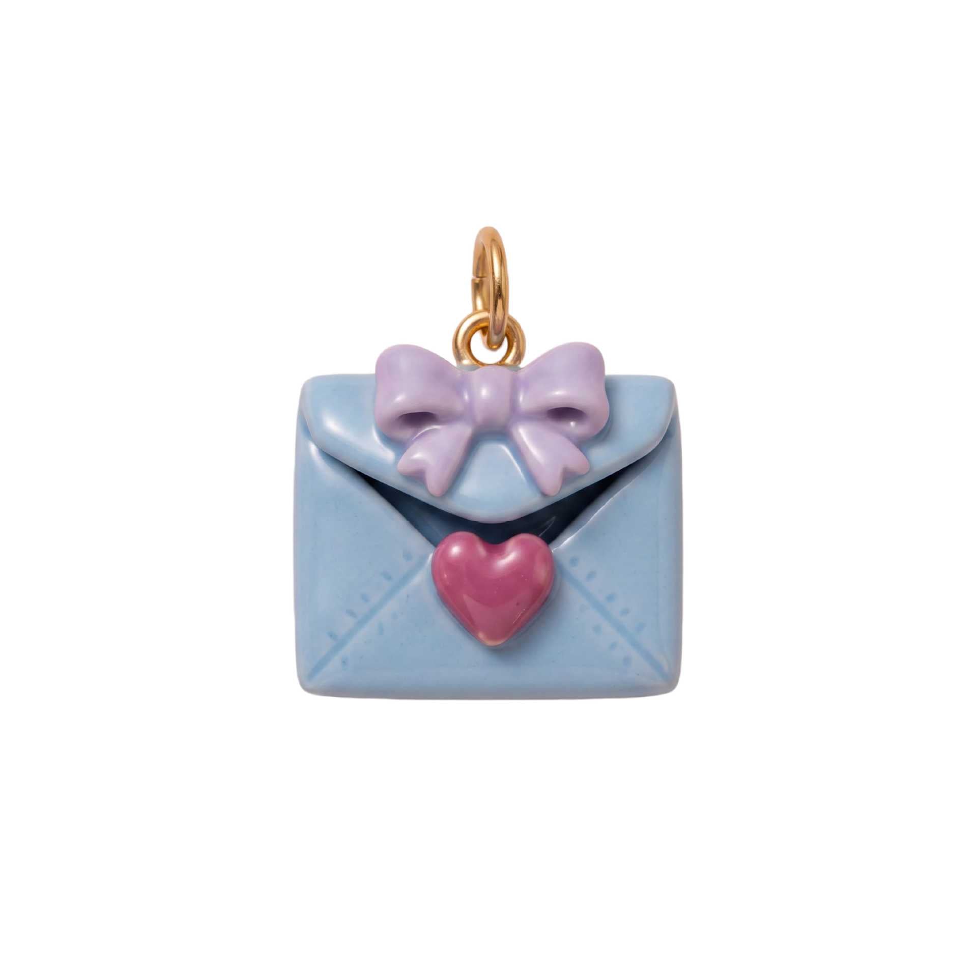 Wholesale Retro Envelope Pendant Charm Set Stainless Steel Heart Bow Star Chic Jewelry Accessory For Gifts And Boutique Resale