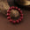 Wholesale Simple Natural Cinnabar Single Circle Bracelet